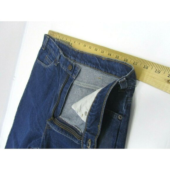 Vintage Men's Levi's 540 Jeans Tapered USA Leather Tab Size 38x30 Irregular - Picture 12 of 12